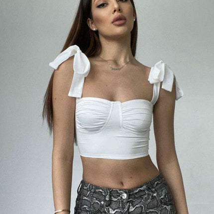 Elegant Silk Pleated V-Neck Camisole - A Wardrobe Essential for Any Event - Très Elite