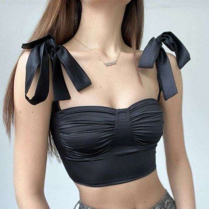 Elegant Silk Pleated V-Neck Camisole - A Wardrobe Essential for Any Event - Très Elite