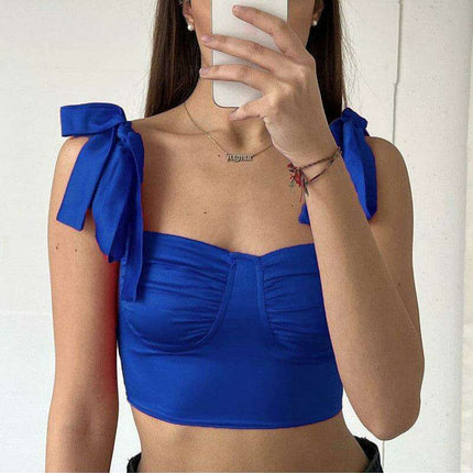 Elegant Silk Pleated V-Neck Camisole - A Wardrobe Essential for Any Event - Très Elite