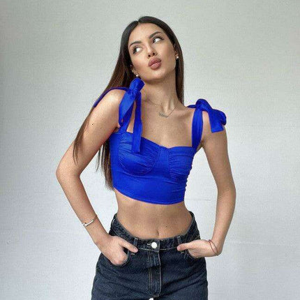 Elegant Silk Pleated V-Neck Camisole - A Wardrobe Essential for Any Event - Très Elite
