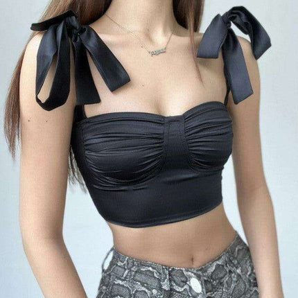 Elegant Silk Pleated V-Neck Camisole - A Wardrobe Essential for Any Event - Très Elite