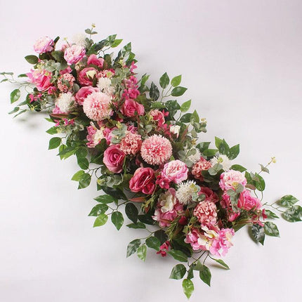 Elegant Silk Rose and Peony Flower Wall Arch Set for Wedding Decor Transformation - Très Elite