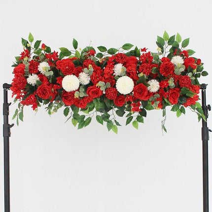 Elegant Silk Rose and Peony Flower Wall Arch Set for Wedding Decor Transformation - Très Elite