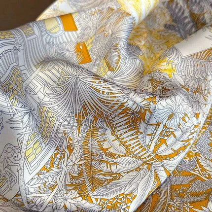 Elegant Sophistication: The Luxe Silk Feel Square Scarf for Effortless Style - Très Elite