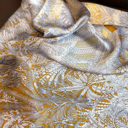 Elegant Sophistication: The Luxe Silk Feel Square Scarf for Effortless Style - Très Elite