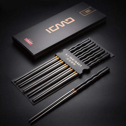 Elegant Stainless Steel Chopsticks - Enhance Your Dining Experience - Très Elite