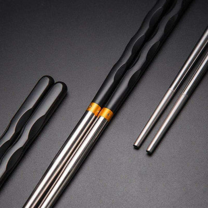 Elegant Stainless Steel Chopsticks - Enhance Your Dining Experience - Très Elite