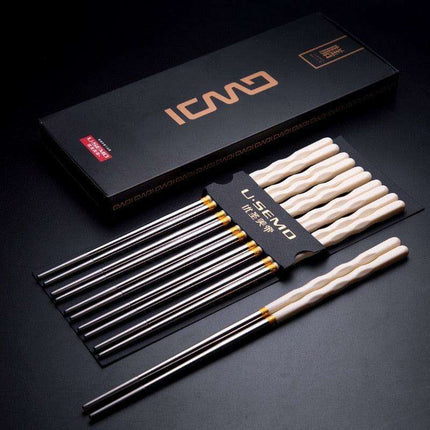 Elegant Stainless Steel Chopsticks - Enhance Your Dining Experience - Très Elite