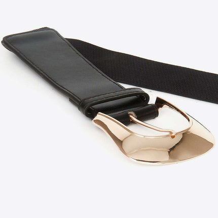 Elegant Stretchable PU Leather Belt for Effortless Chic - Très Elite