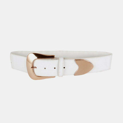 Elegant Stretchable PU Leather Belt for Effortless Chic - Très Elite