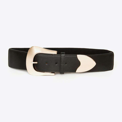 Elegant Stretchable PU Leather Belt for Effortless Chic - Très Elite