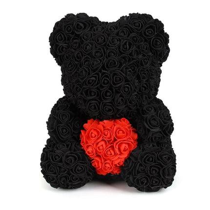 Elegant Teddy Rose Bear with Artificial Blooms - Perfect Gift for Cherished Moments - Très Elite