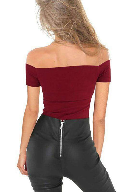 Elegant V Neck Fitted Top - Must-Have All-Season Essential for Women