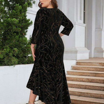 Elegant Velvet Mermaid Gown for Spring and Summer Celebrations