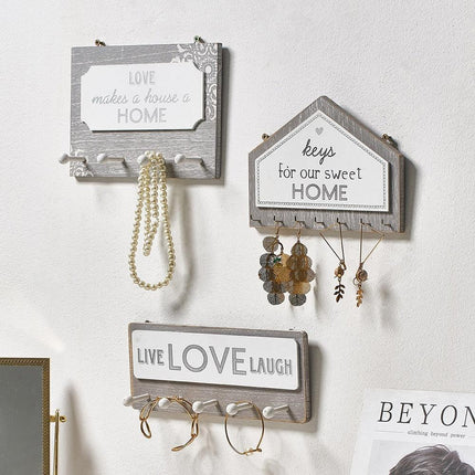 Elegant Vintage-Inspired Alphabet Wooden Hooks for Stylish Organization - Très Elite