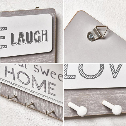 Elegant Vintage-Inspired Alphabet Wooden Hooks for Stylish Organization - Très Elite