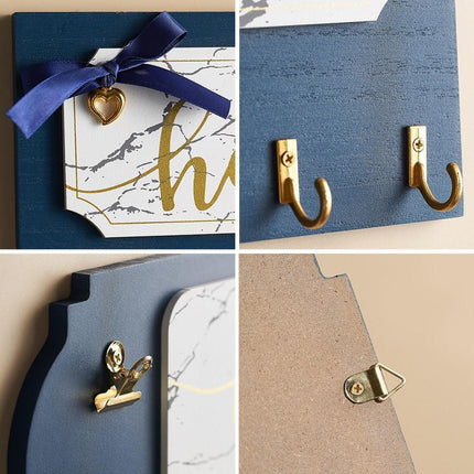 Elegant Vintage-Inspired Alphabet Wooden Hooks for Stylish Organization - Très Elite