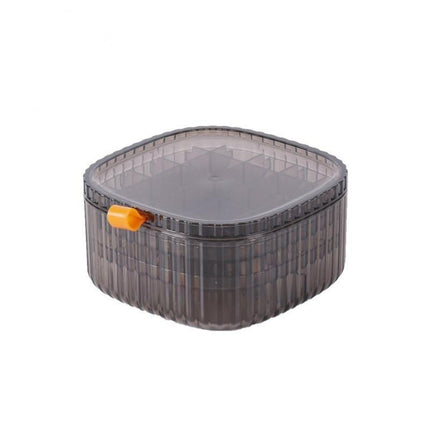 Elegant Waterproof Jewelry Organizer Box with Stackable Transparent Compartments - Très Elite
