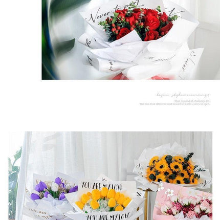 Elegant Waterproof Rose Bouquet Gift Wrap Kit - DIY Floral Packaging Set - Très Elite