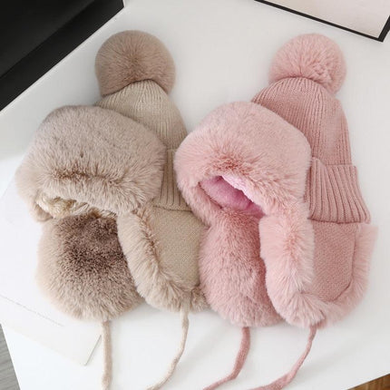 Elegant Winter Earflap Beanies for Women - Très Elite