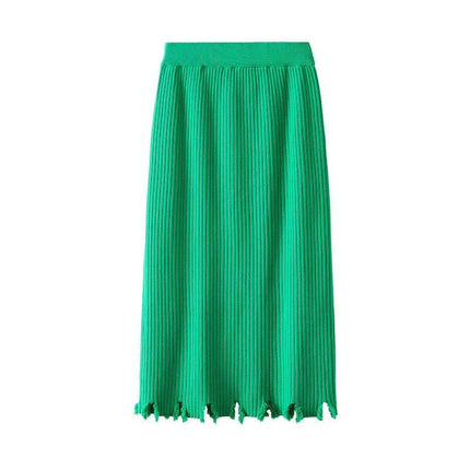 Elegant Winter Tassel Knit Skirt: Unmatched Comfort and Style - Très Elite