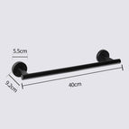 Towel bar-Black-40cm