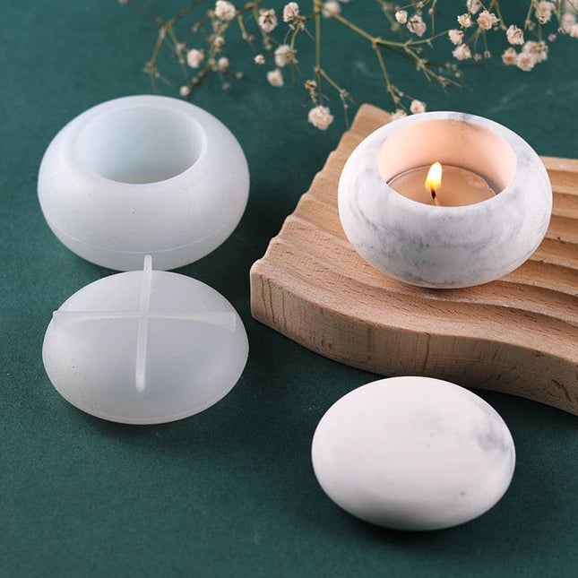Elevate Your Crafting Experience with Versatile Premium Silicone Mold Set for Candles, Soaps & Plaster Art