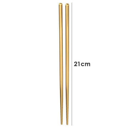 Elevate Your Dining Experience with Non-Slip 21cm Chopsticks for Effortless Enjoyment - Très Elite