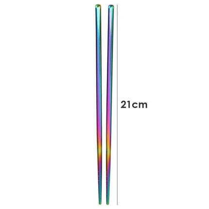 Elevate Your Dining Experience with Non-Slip 21cm Chopsticks for Effortless Enjoyment - Très Elite