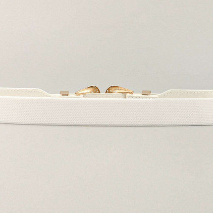 Elevate Your Style with the Double Clasp Stretch Belt - Très Elite