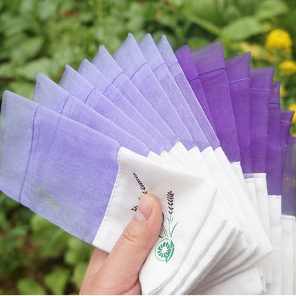 Embroidered Lavender Aromatherapy Pouch for Jewelry and Herb Storage - Très Elite