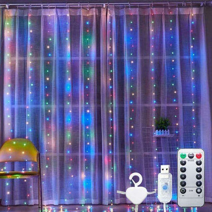 Enchanted 3m LED Fairy Light Curtain - Create a Whimsical Atmosphere in Your Home