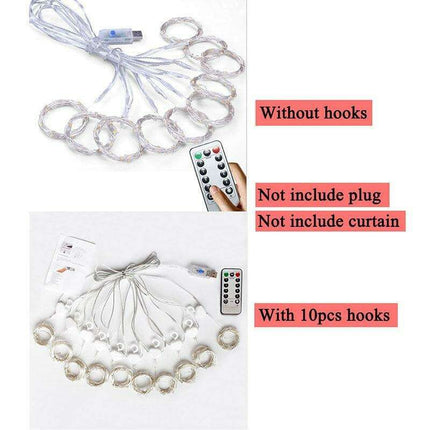 Enchanted 3m LED Fairy Light Curtain - Create a Whimsical Atmosphere in Your Home