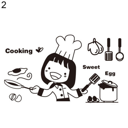 Enchanted Elegance Kitchen Wall Decal - Stylish Home Accent..