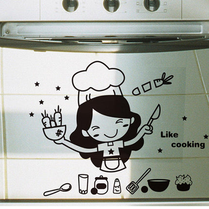 Enchanted Elegance Kitchen Wall Decal - Stylish Home Accent..