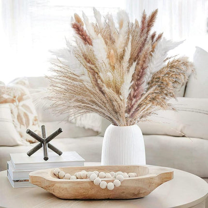 Enchanting Bohemian Bliss: 74-Piece Sun-Kissed Pampas Grass Decor for Stunning Weddings - Très Elite