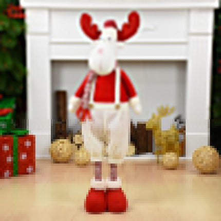 Enchanting Christmas Figurine Collection: Santa, Snowman, and Elk for Festive Home Decor - Très Elite