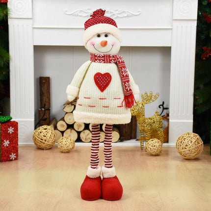 Enchanting Christmas Figurine Collection: Santa, Snowman, and Elk for Festive Home Decor - Très Elite