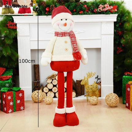 Enchanting Christmas Figurine Collection: Santa, Snowman, and Elk for Festive Home Decor - Très Elite