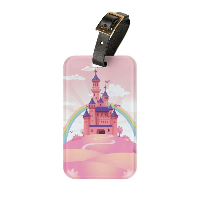 Enchanting Fairy-Inspired Luggage Tag Set with Custom Leather Strap
