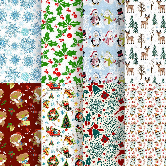 Enchanting Festive Synthetic Leather Crafting Kit: Create Holiday Masterpieces