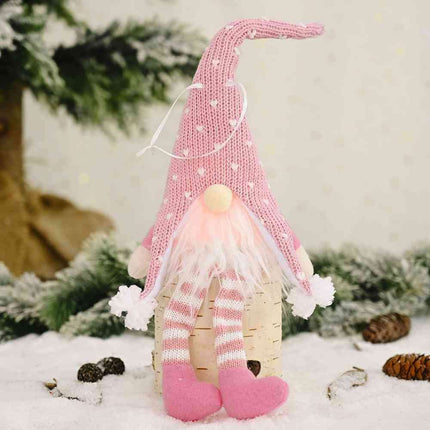 Enchanting Light-Up Gnome with Playful Long Legs