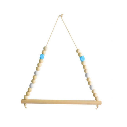 Enchanting Nordic Wooden Wall Hook for Playful Kids' Room Decor