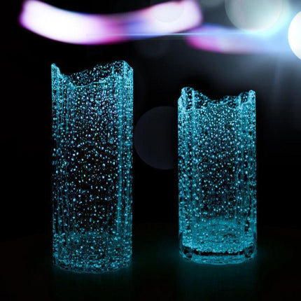 Enchanting Solar-Illuminated Glass Vase Collection for Elegant Home Decor - Très Elite