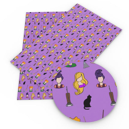 Enchanting Witchcraft Faux Leather Sheets - Premium Disney-Inspired Design - Très Elite