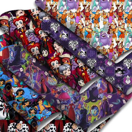 Enchanting Witchcraft Faux Leather Sheets - Premium Disney-Inspired Design - Très Elite