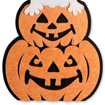 Enchantingly Spooky Ghost and Pumpkin Halloween Wall and Door Decor - Très Elite