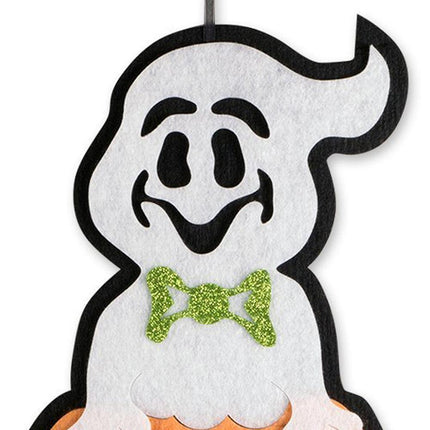 Enchantingly Spooky Ghost and Pumpkin Halloween Wall and Door Decor - Très Elite