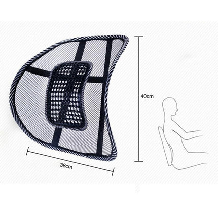 Ergonomic Mesh Back Support Cushion for Enhanced Comfort and Posture Correction - Très Elite
