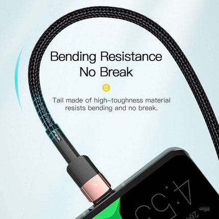 Essager 6A USB-C Charging Cable - Fast Data Transfer & Quick Power Delivery for Huawei P40 Pro, Samsung S21 Ultra, Poco - 66W Rapid Charger - Très Elite